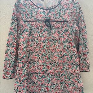 bella bliss Floral Kids Dress - Red, Green, White